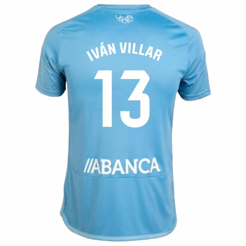 Hombre Camiseta Ivan Villar #13 Azul 1ª Equipación 2023/24 La Camisa Argentina