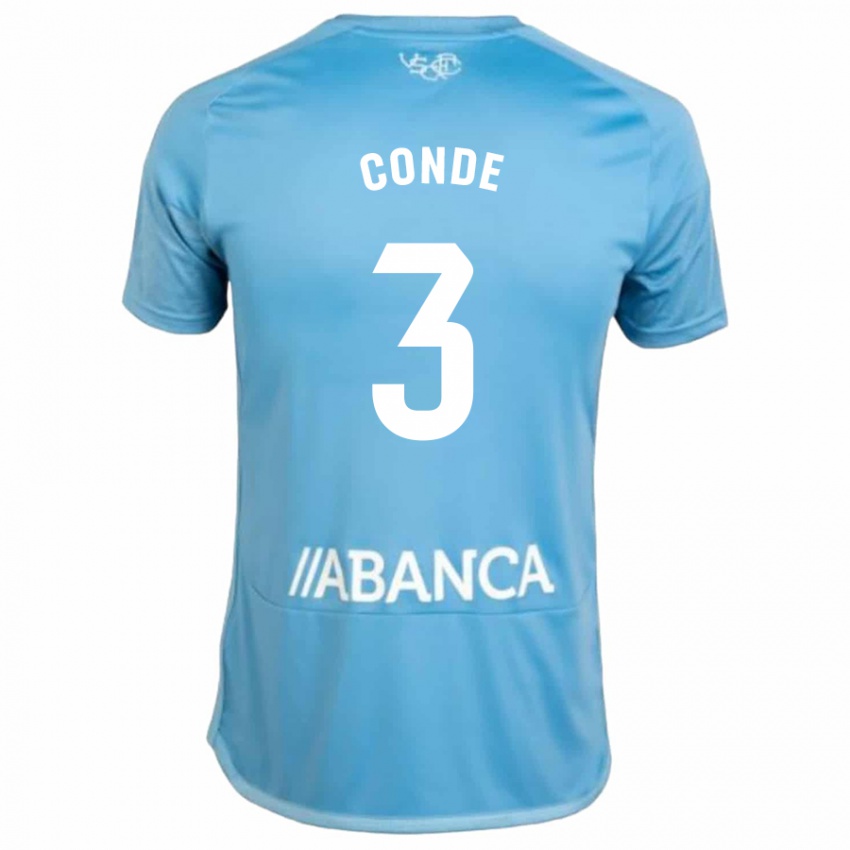 Hombre Camiseta Martín Conde #3 Azul 1ª Equipación 2023/24 La Camisa Argentina