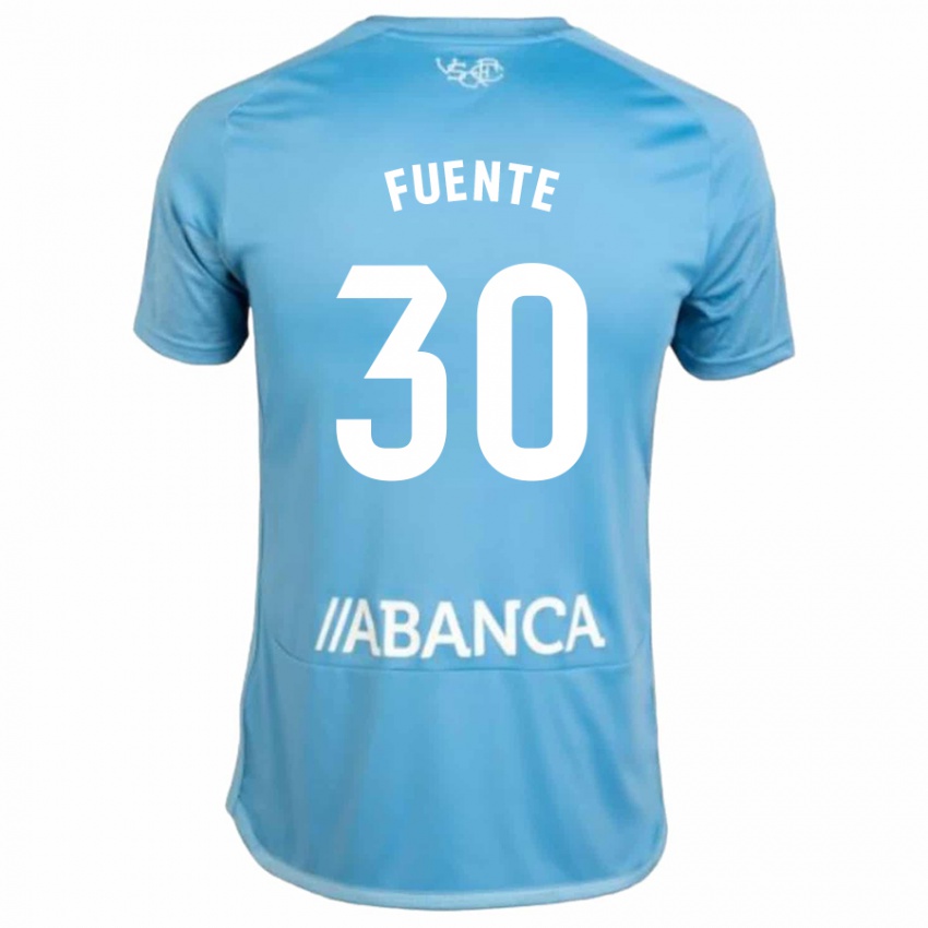 Hombre Camiseta Mario Fuente #30 Azul 1ª Equipación 2023/24 La Camisa Argentina