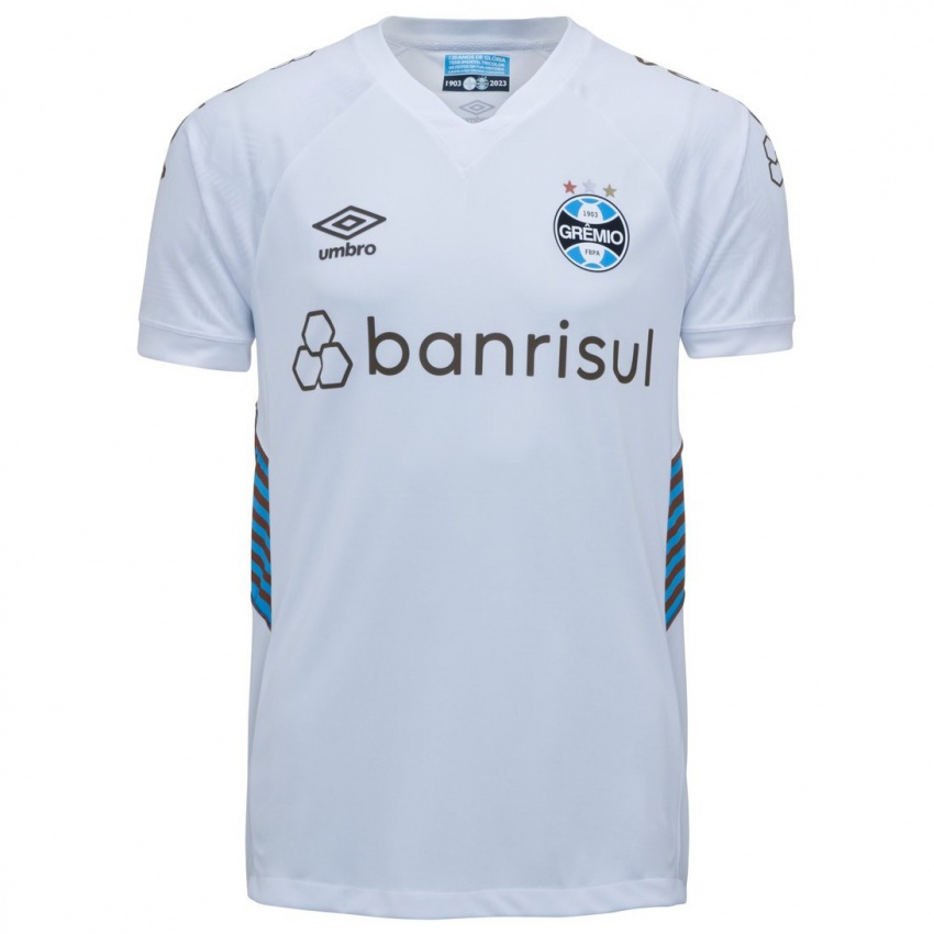 Hombre Camiseta Lari Sanchez #35 Blanco 2ª Equipación 2023/24 La Camisa Argentina