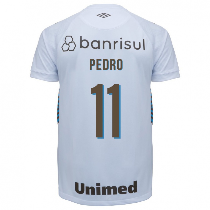 Hombre Camiseta João Pedro #11 Blanco 2ª Equipación 2023/24 La Camisa Argentina