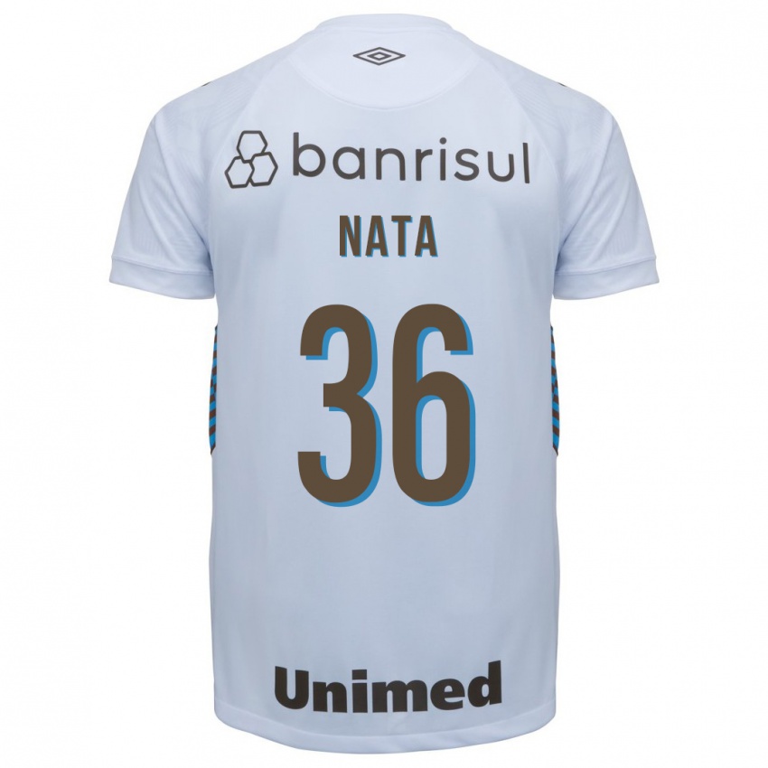 Hombre Camiseta Natã #36 Blanco 2ª Equipación 2023/24 La Camisa Argentina