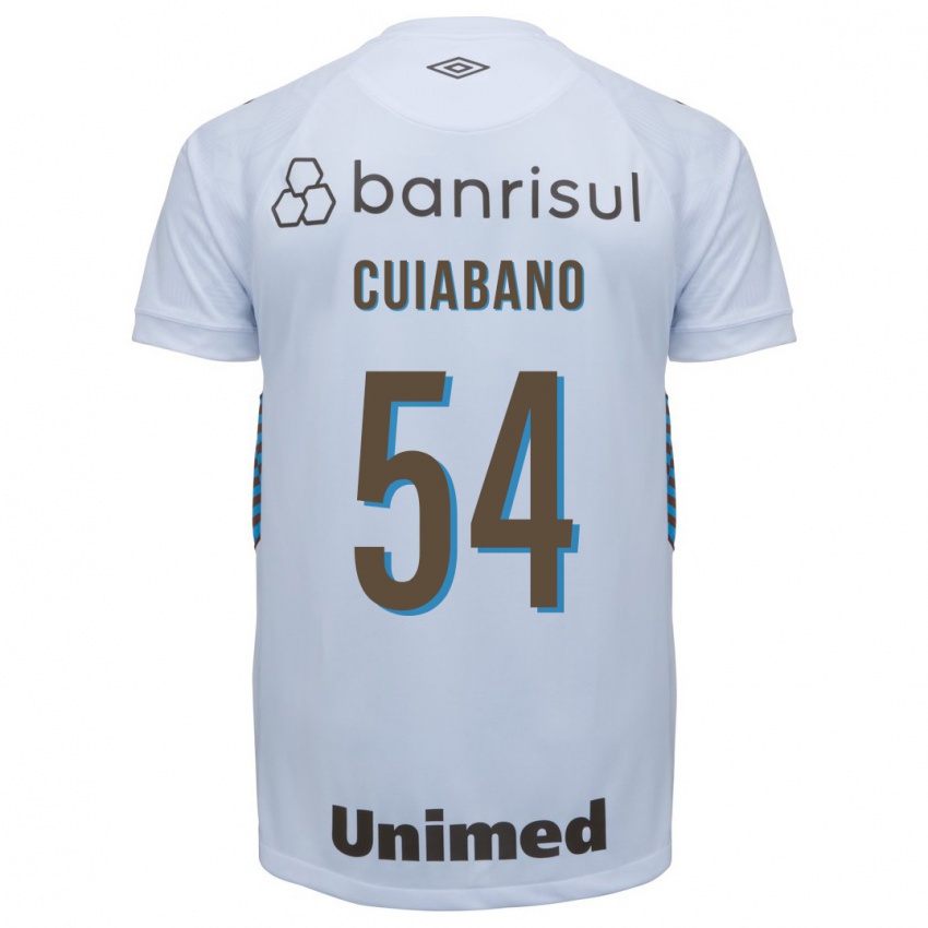 Hombre Camiseta Cuiabano #54 Blanco 2ª Equipación 2023/24 La Camisa Argentina