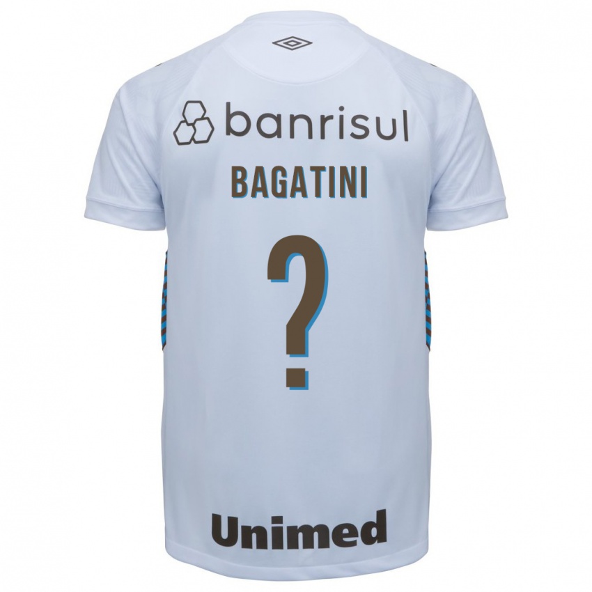 Hombre Camiseta Gustavo Bagatini #0 Blanco 2ª Equipación 2023/24 La Camisa Argentina