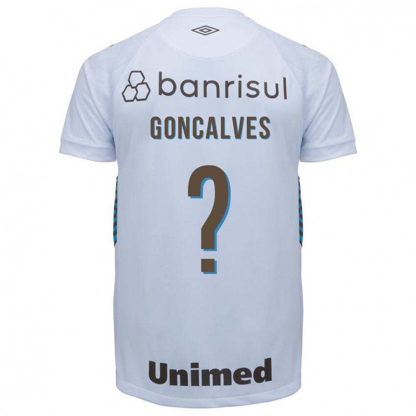 Hombre Camiseta Matheus Gonçalves #0 Blanco 2ª Equipación 2023/24 La Camisa Argentina