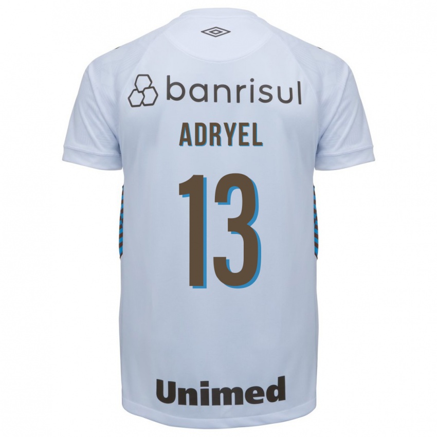 Hombre Camiseta Adryel #13 Blanco 2ª Equipación 2023/24 La Camisa Argentina