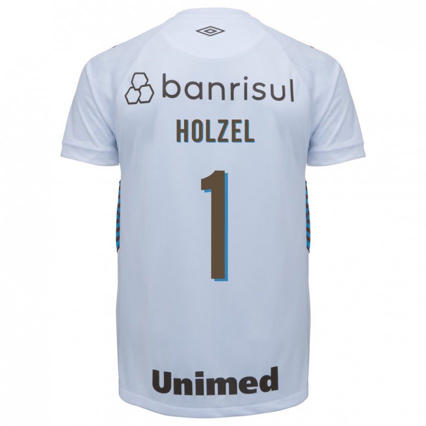 Hombre Camiseta Vivi Holzel #1 Blanco 2ª Equipación 2023/24 La Camisa Argentina