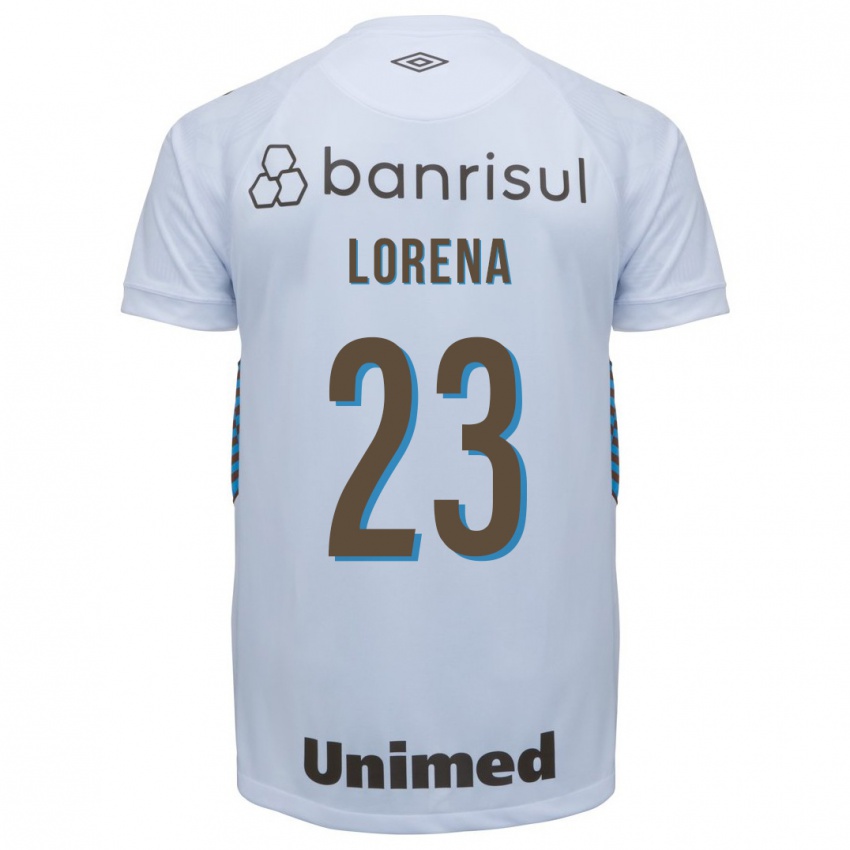 Hombre Camiseta Lorena #23 Blanco 2ª Equipación 2023/24 La Camisa Argentina
