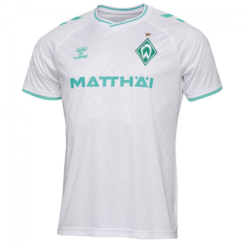 Hombre Camiseta Saskia Matheis #19 Blanco 2ª Equipación 2023/24 La Camisa Argentina