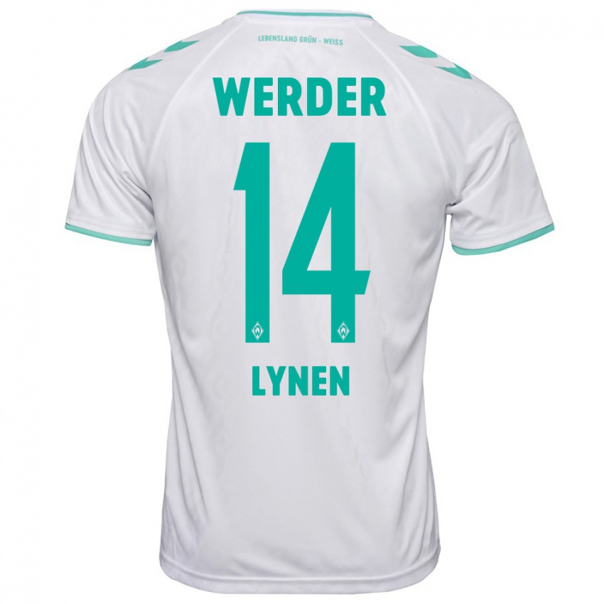 Hombre Camiseta Senne Lynen #14 Blanco 2ª Equipación 2023/24 La Camisa Argentina