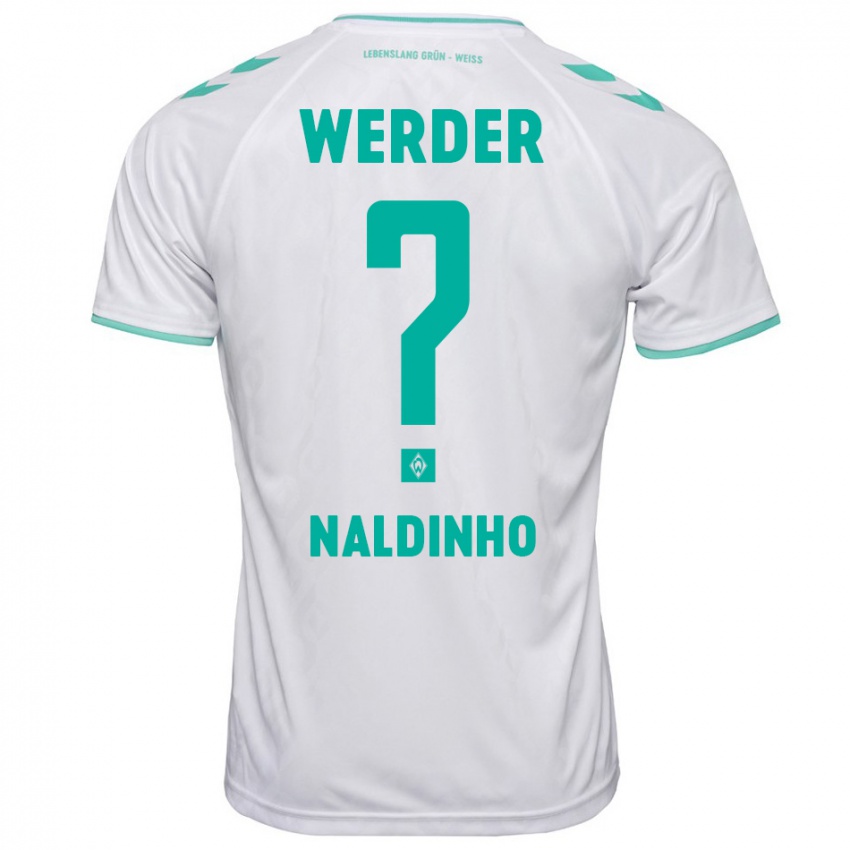 Hombre Camiseta Naldinho #0 Blanco 2ª Equipación 2023/24 La Camisa Argentina