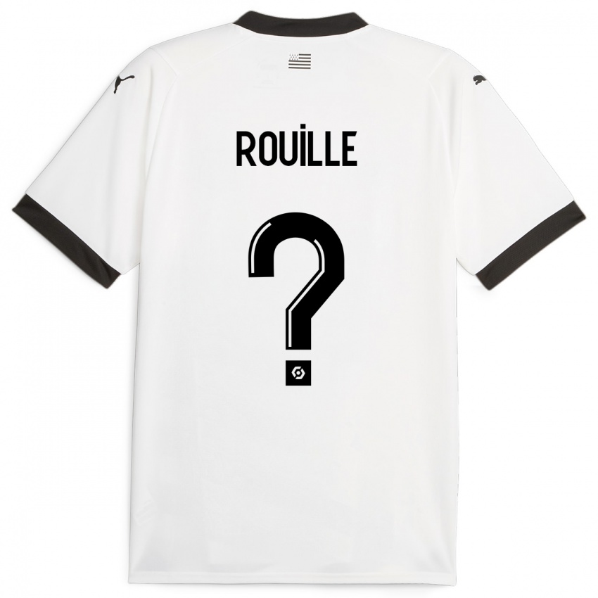 Hombre Camiseta Léo Rouillé #0 Blanco 2ª Equipación 2023/24 La Camisa Argentina