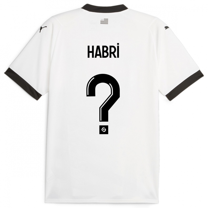 Hombre Camiseta Issa Habri #0 Blanco 2ª Equipación 2023/24 La Camisa Argentina