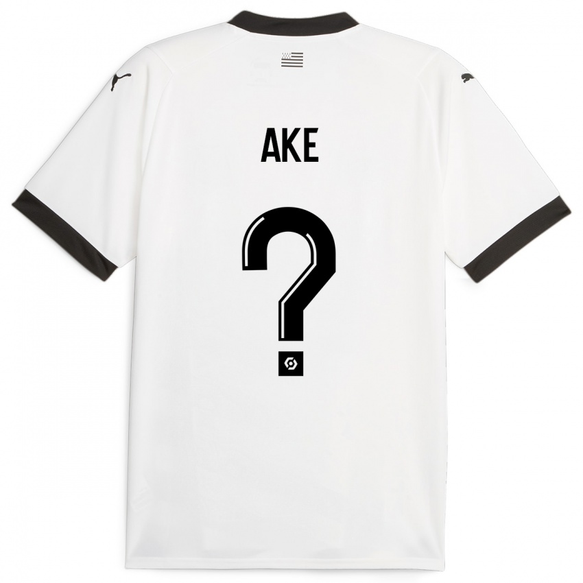 Hombre Camiseta Junior Ake #0 Blanco 2ª Equipación 2023/24 La Camisa Argentina