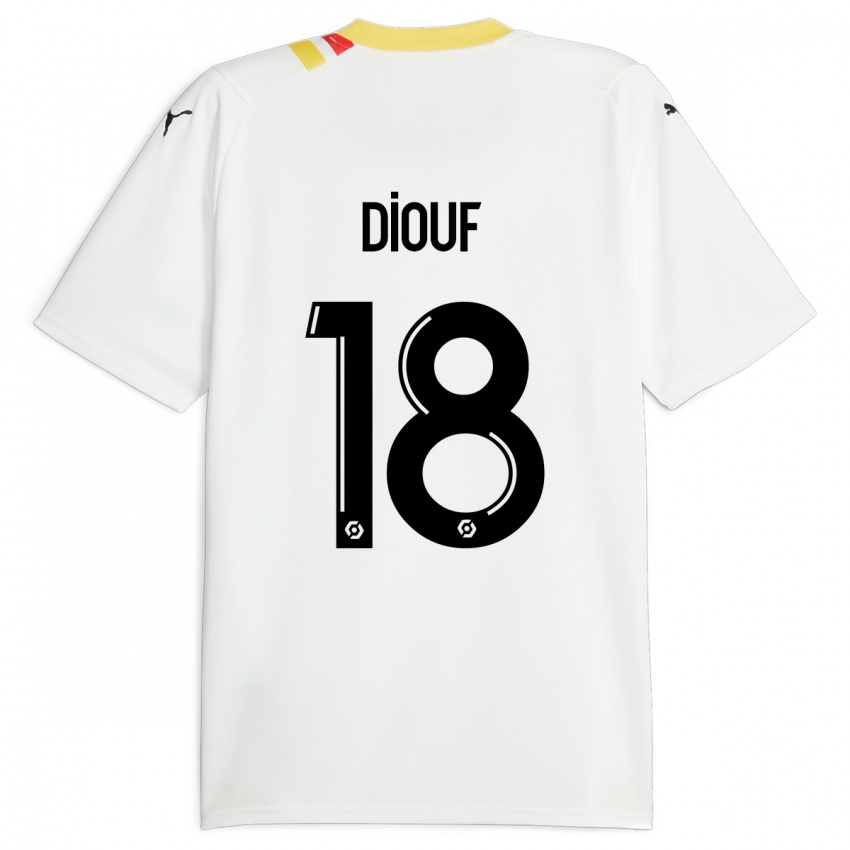 Hombre Camiseta Andy Diouf #18 Negro 2ª Equipación 2023/24 La Camisa Argentina