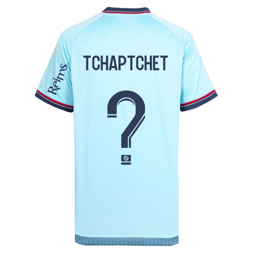 Hombre Camiseta Arthur Tchaptchet #0 Cielo Azul 2ª Equipación 2023/24 La Camisa Argentina