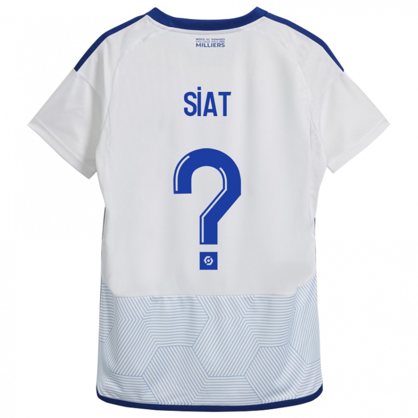 Hombre Camiseta Victor Siat #0 Blanco 2ª Equipación 2023/24 La Camisa Argentina