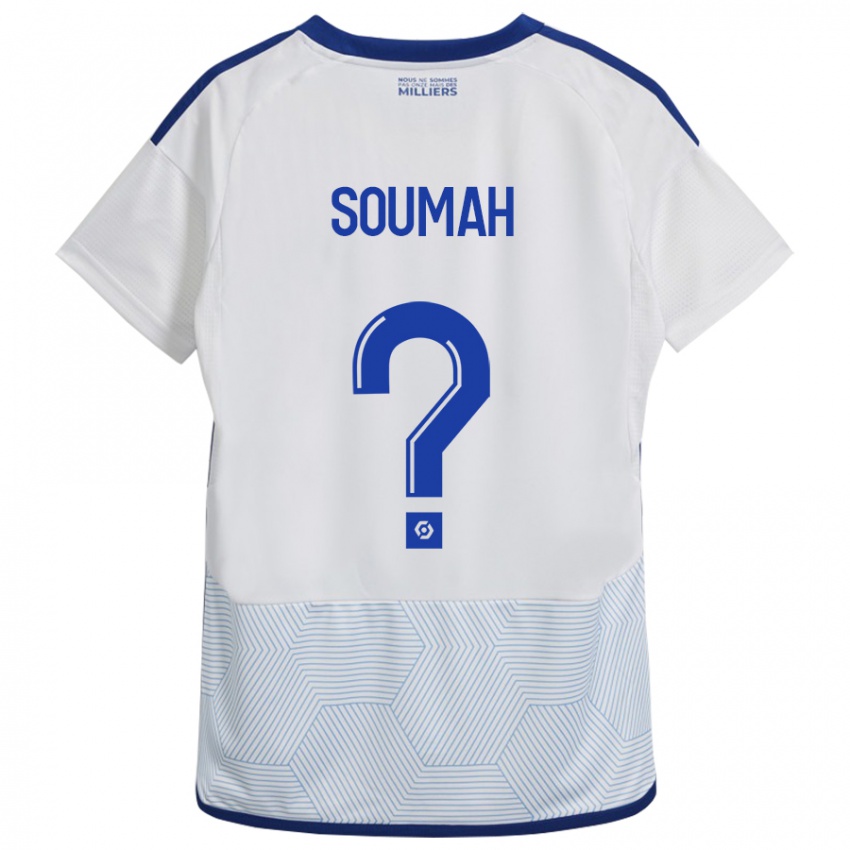 Hombre Camiseta Mohamed Soumah #0 Blanco 2ª Equipación 2023/24 La Camisa Argentina