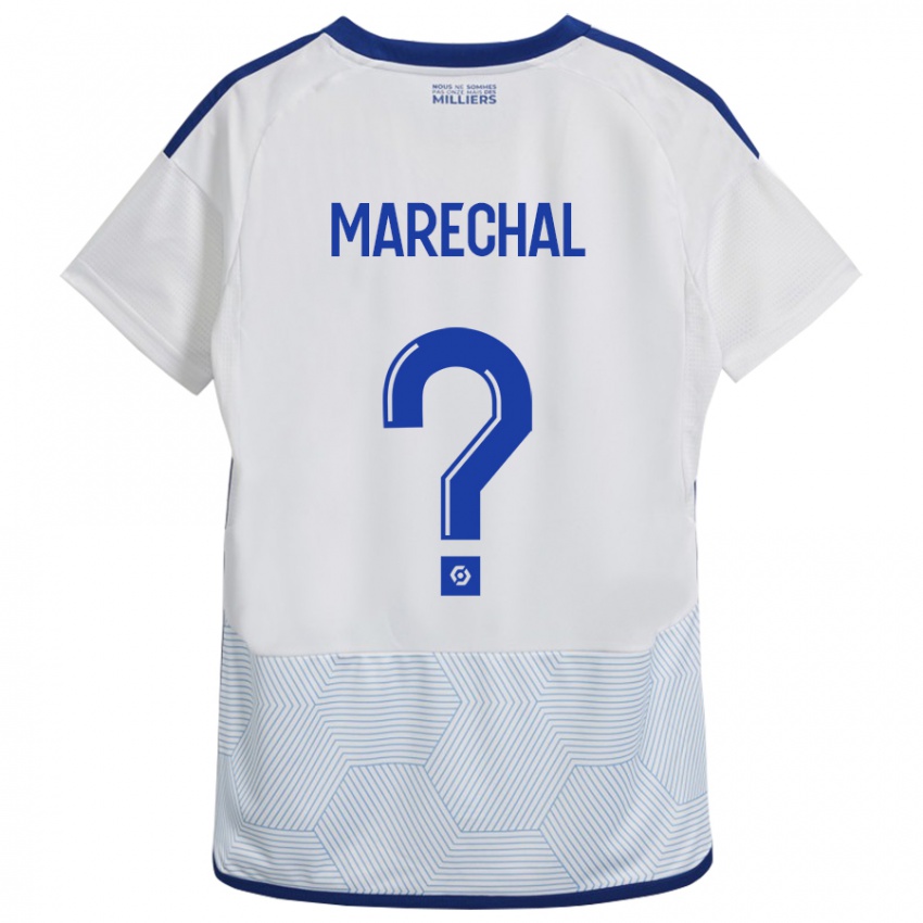 Hombre Camiseta Max Marechal #0 Blanco 2ª Equipación 2023/24 La Camisa Argentina