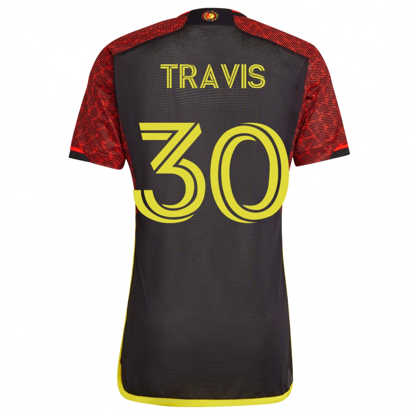 Hombre Camiseta Riley Travis #30 Naranja 2ª Equipación 2023/24 La Camisa Argentina
