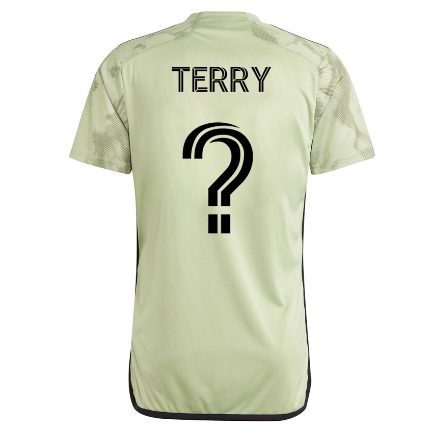 Hombre Camiseta Jude Terry #0 Verde 2ª Equipación 2023/24 La Camisa Argentina