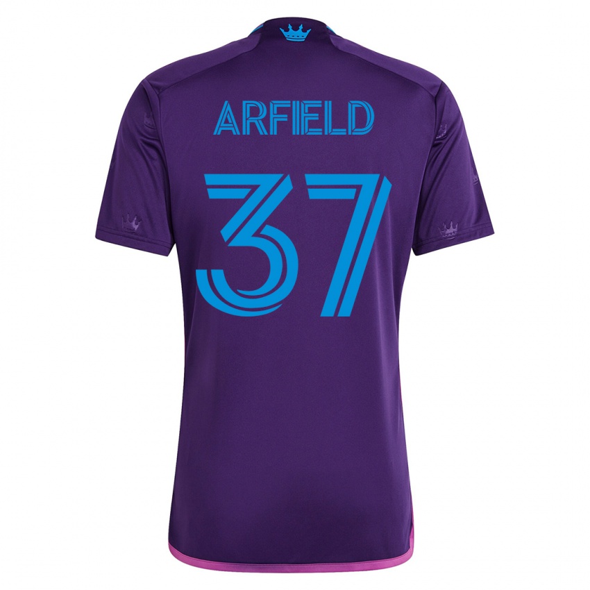 Hombre Camiseta Scott Arfield #37 Violeta 2ª Equipación 2023/24 La Camisa Argentina