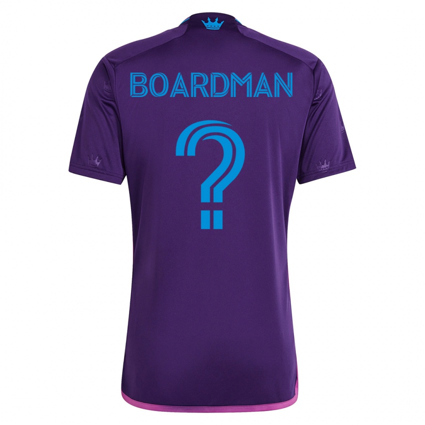 Hombre Camiseta Erik Pena-Boardman #0 Violeta 2ª Equipación 2023/24 La Camisa Argentina