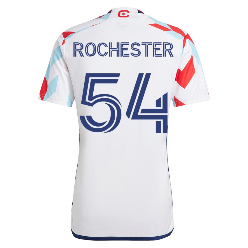 Hombre Camiseta Lamonth Rochester #54 Blanco Azul 2ª Equipación 2023/24 La Camisa Argentina