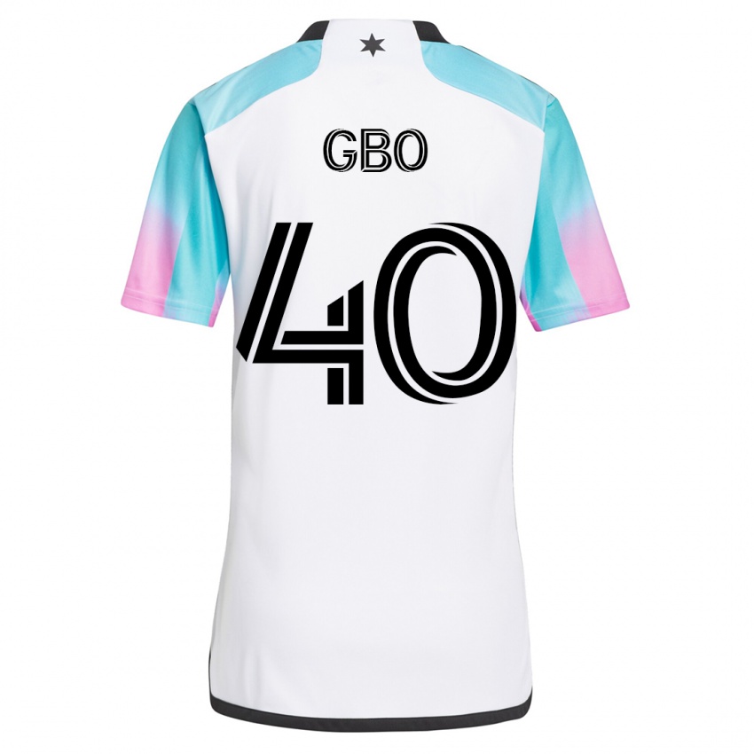 Hombre Camiseta Cedrik Gbo #40 Blanco 2ª Equipación 2023/24 La Camisa Argentina