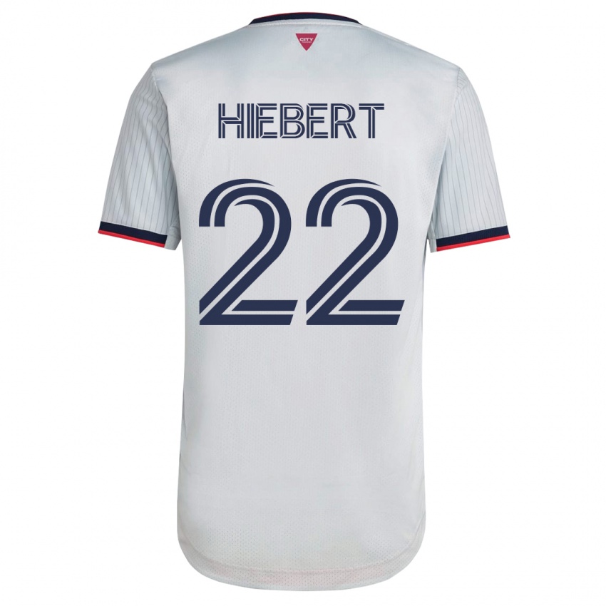 Hombre Camiseta Kyle Hiebert #22 Blanco 2ª Equipación 2023/24 La Camisa Argentina