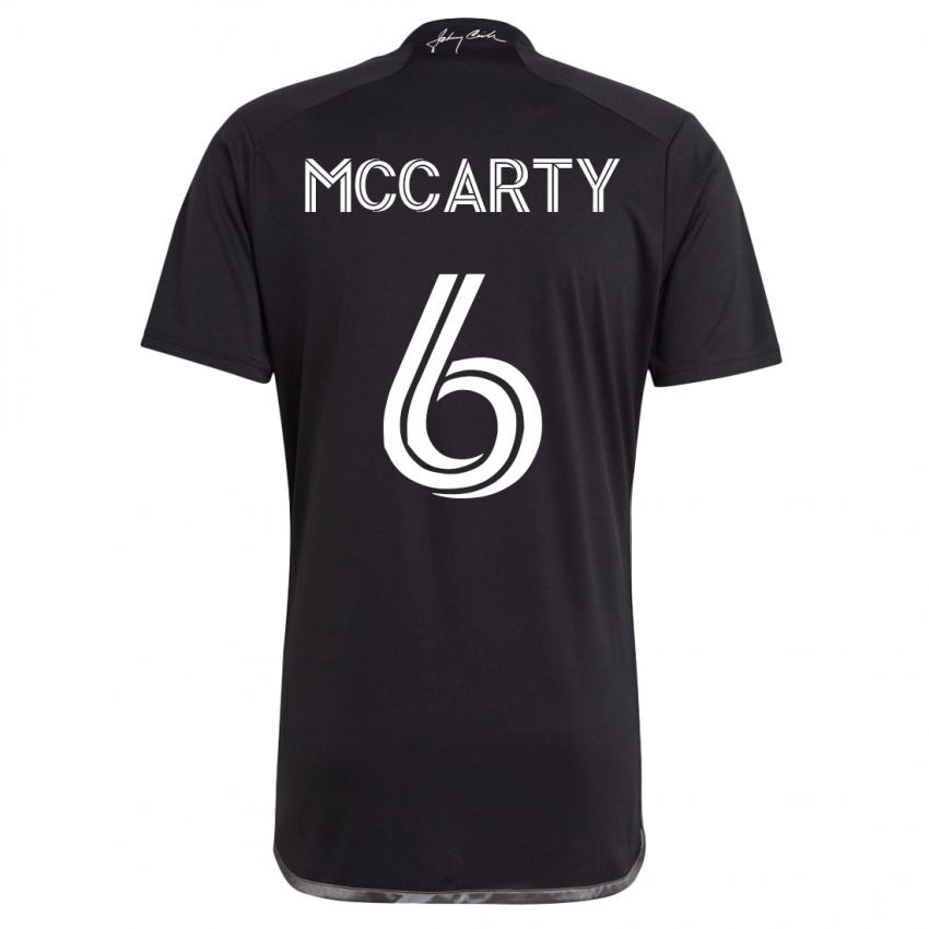 Hombre Camiseta Dax Mccarty #6 Negro 2ª Equipación 2023/24 La Camisa Argentina