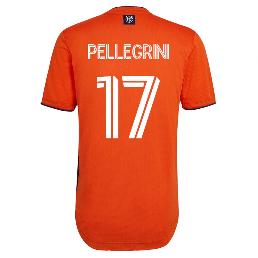 Hombre Camiseta Matías Pellegrini #17 Negro 2ª Equipación 2023/24 La Camisa Argentina