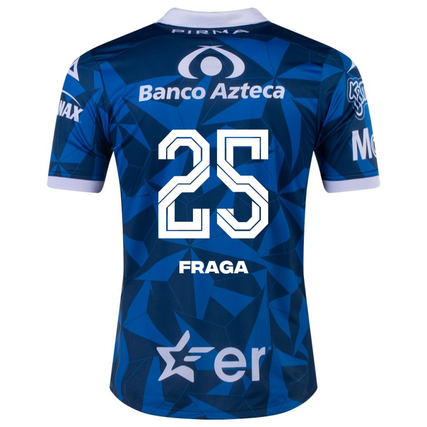 Hombre Camiseta Miguel Fraga #25 Azul 2ª Equipación 2023/24 La Camisa Argentina