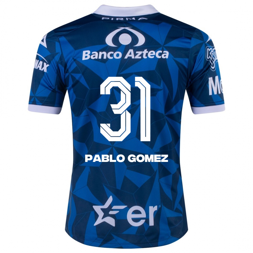 Hombre Camiseta Juan Pablo Gómez #31 Azul 2ª Equipación 2023/24 La Camisa Argentina