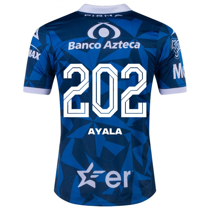 Hombre Camiseta Diego Ayala #202 Azul 2ª Equipación 2023/24 La Camisa Argentina