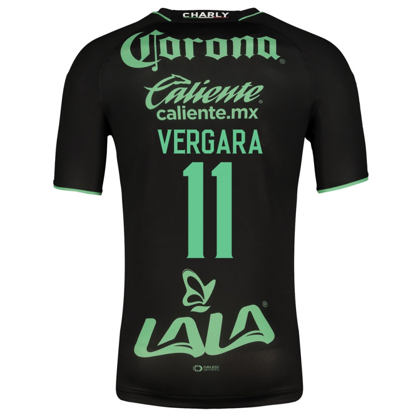 Hombre Camiseta Duvan Vergara #11 Negro 2ª Equipación 2023/24 La Camisa Argentina