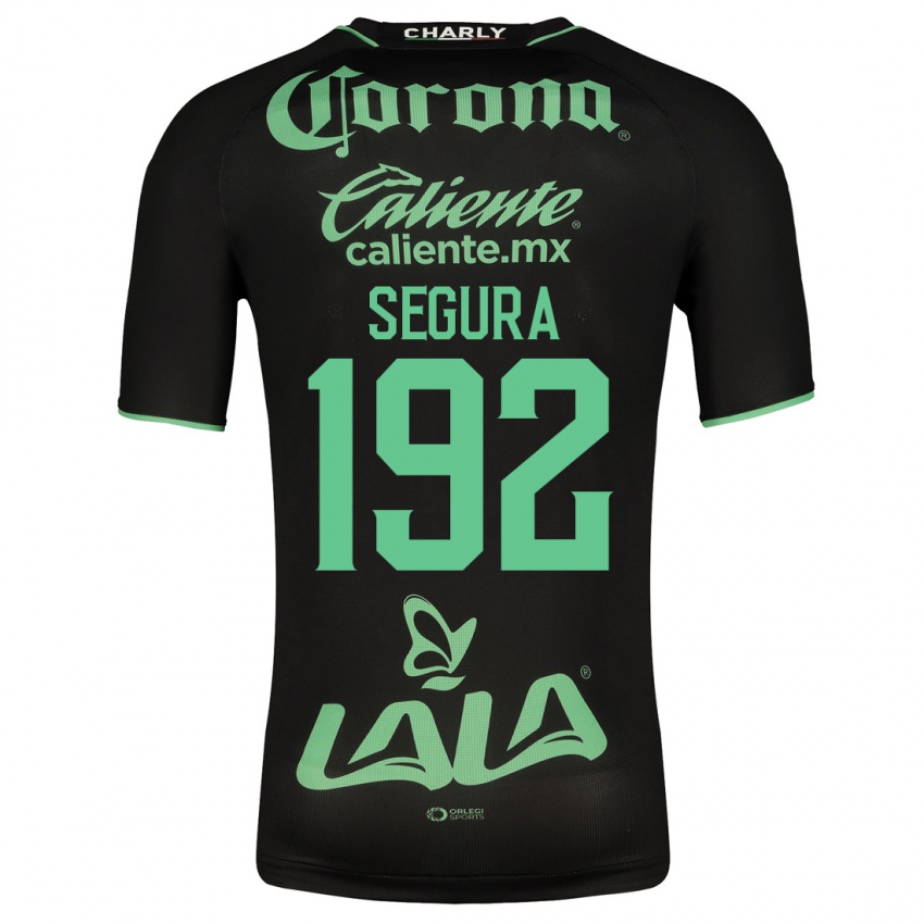 Hombre Camiseta Gustavo Segura #192 Negro 2ª Equipación 2023/24 La Camisa Argentina
