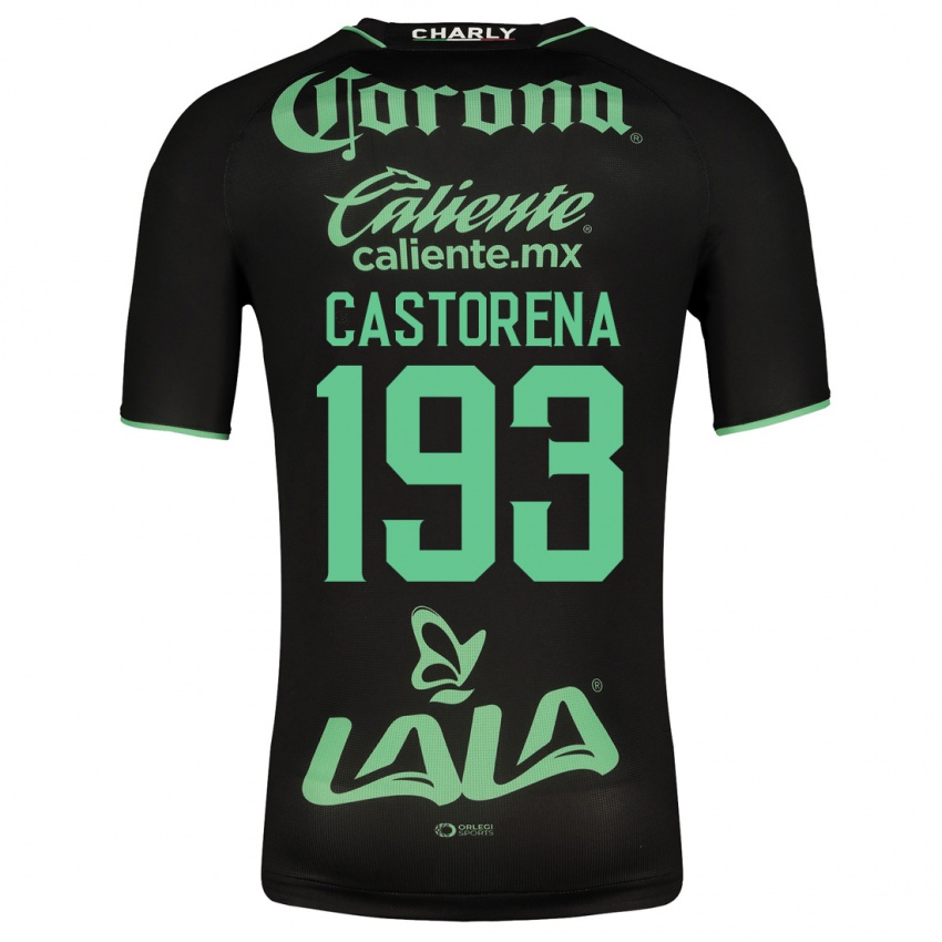 Hombre Camiseta Damián Castorena #193 Negro 2ª Equipación 2023/24 La Camisa Argentina