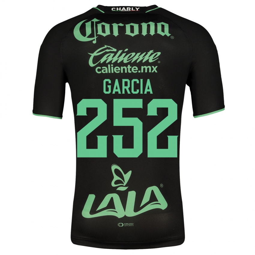 Hombre Camiseta Kevin García #252 Negro 2ª Equipación 2023/24 La Camisa Argentina