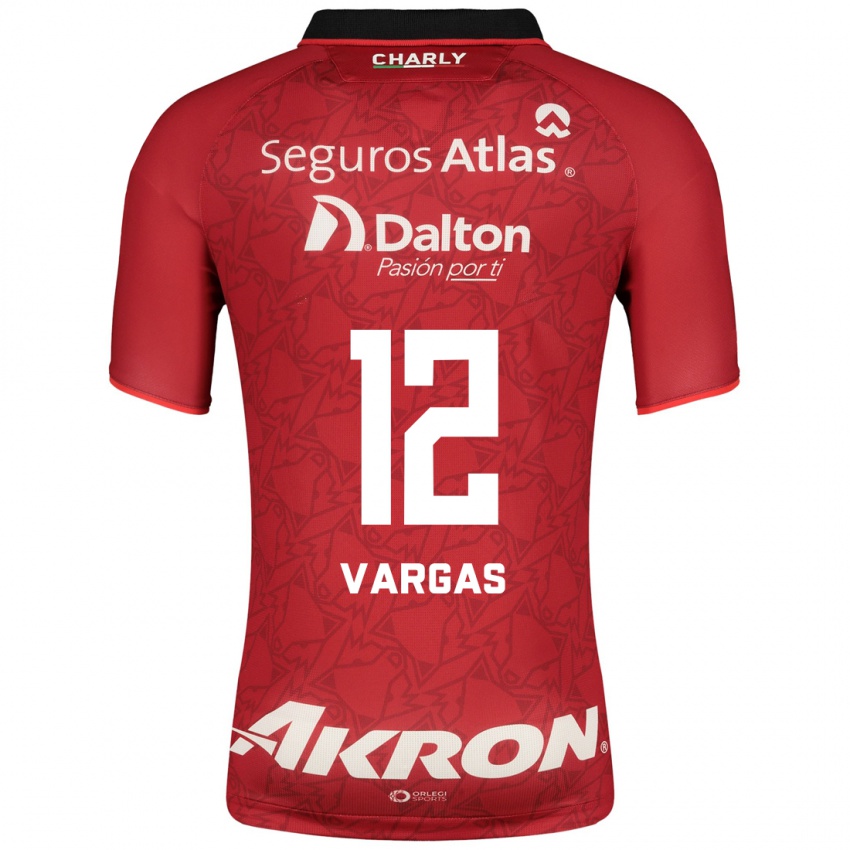 Hombre Camiseta Camilo Vargas #12 Rojo 2ª Equipación 2023/24 La Camisa Argentina