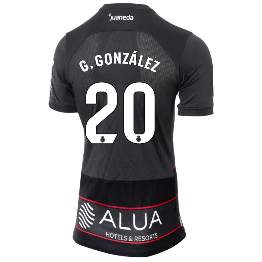 Hombre Camiseta Giovanni González #20 Negro 2ª Equipación 2023/24 La Camisa Argentina