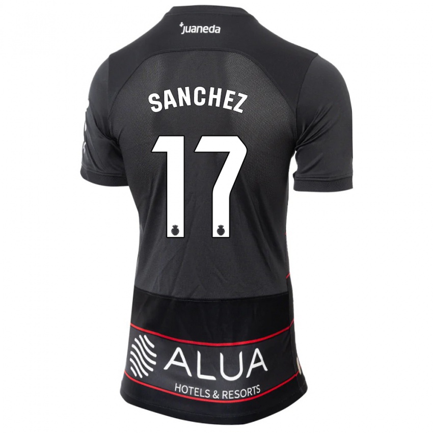 Hombre Camiseta Avelino Sánchez #17 Negro 2ª Equipación 2023/24 La Camisa Argentina