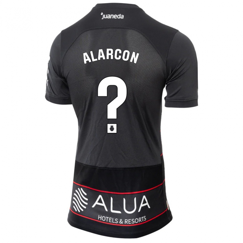 Hombre Camiseta Raúl Alarcón #0 Negro 2ª Equipación 2023/24 La Camisa Argentina