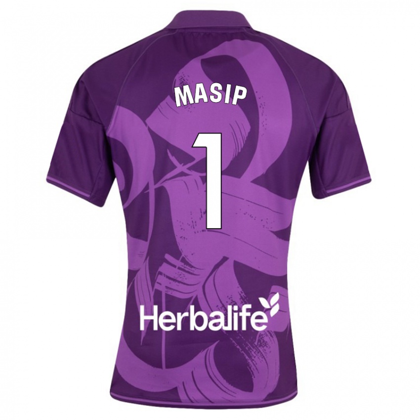 Hombre Camiseta Jordi Masip #1 Violeta 2ª Equipación 2023/24 La Camisa Argentina