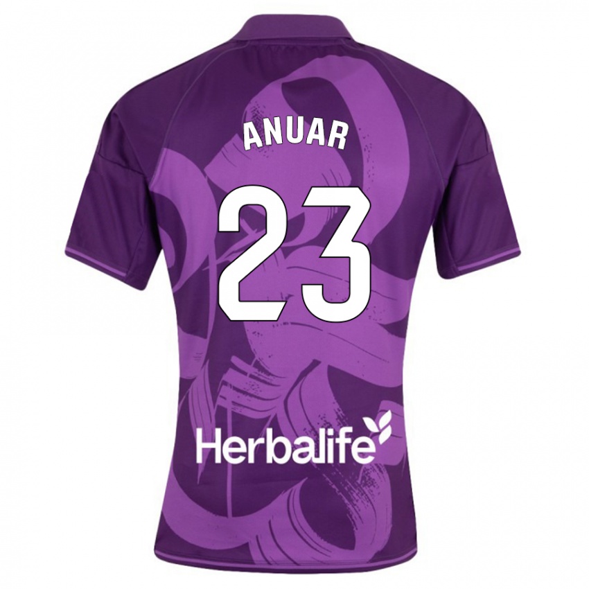 Hombre Camiseta Anuar #23 Violeta 2ª Equipación 2023/24 La Camisa Argentina