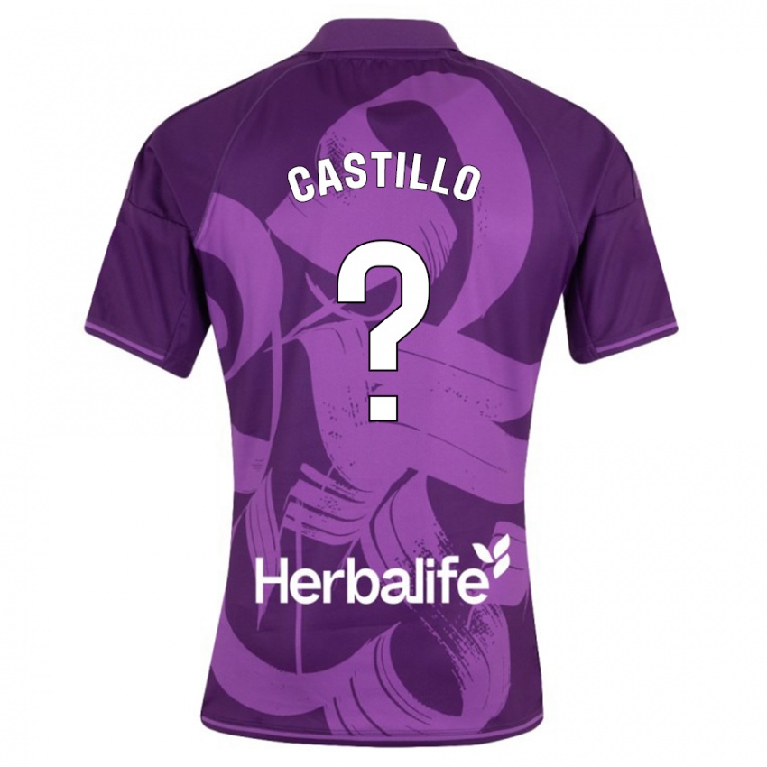 Hombre Camiseta Gonzalo Castillo #0 Violeta 2ª Equipación 2023/24 La Camisa Argentina