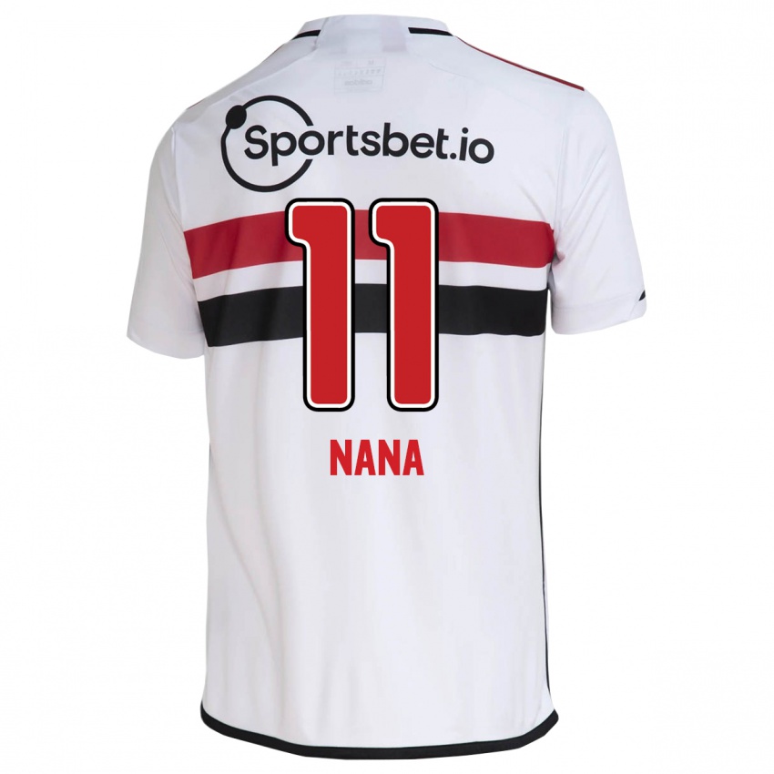Mujer Camiseta Nana #11 Blanco 1ª Equipación 2023/24 La Camisa Argentina