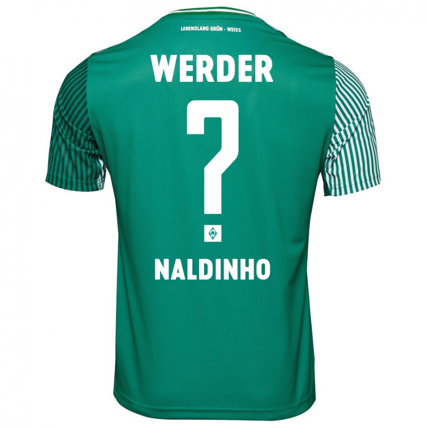 Mujer Camiseta Naldinho #0 Verde 1ª Equipación 2023/24 La Camisa Argentina