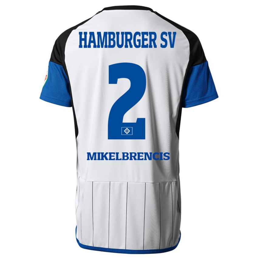 Mujer Camiseta William Mikelbrencis #2 Blanco 1ª Equipación 2023/24 La Camisa Argentina