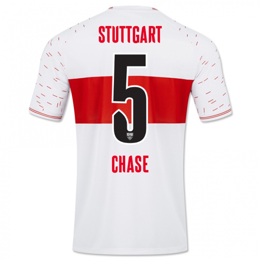 Mujer Camiseta Anrie Chase #5 Blanco 1ª Equipación 2023/24 La Camisa Argentina